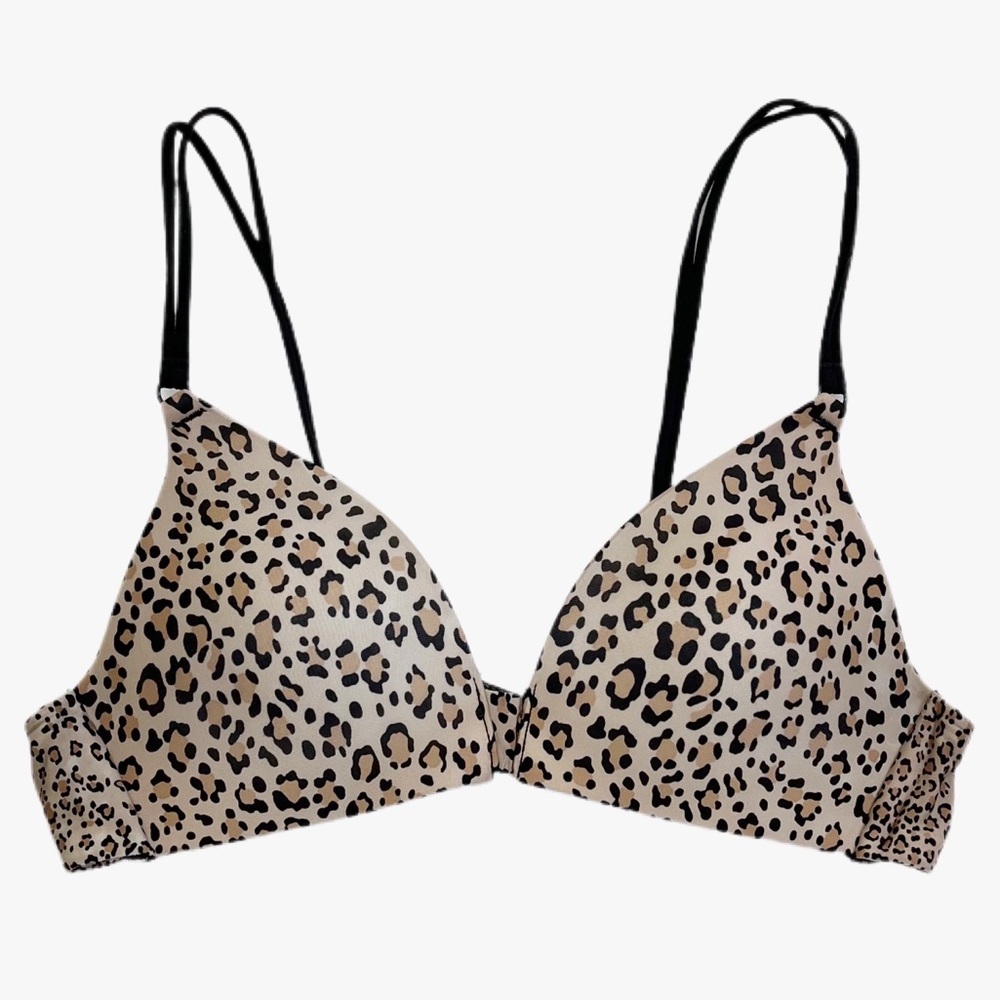 Victorias Secret Leopard Print Bra Cup Size 32A